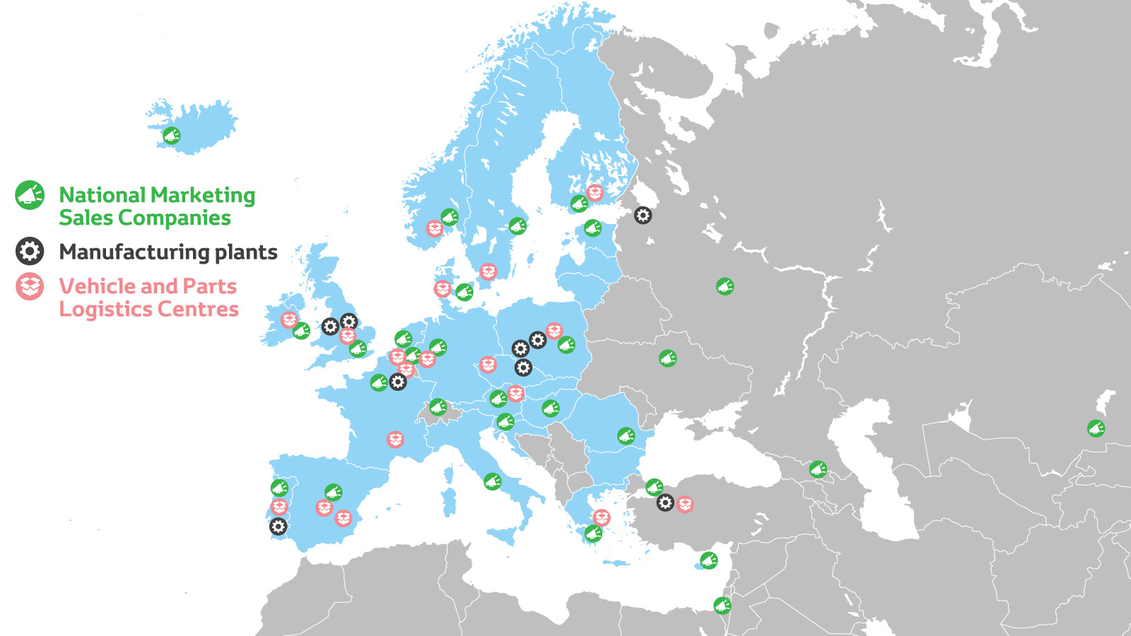 Toyota, Just Better, Europe map, infographic