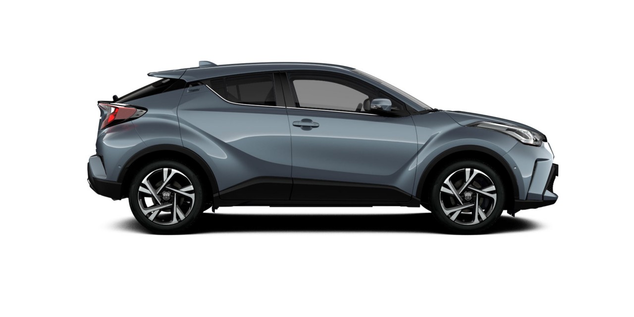 Toyota-C-HR-Hybrid-Business-Plus-exterieur-schuin-grijs