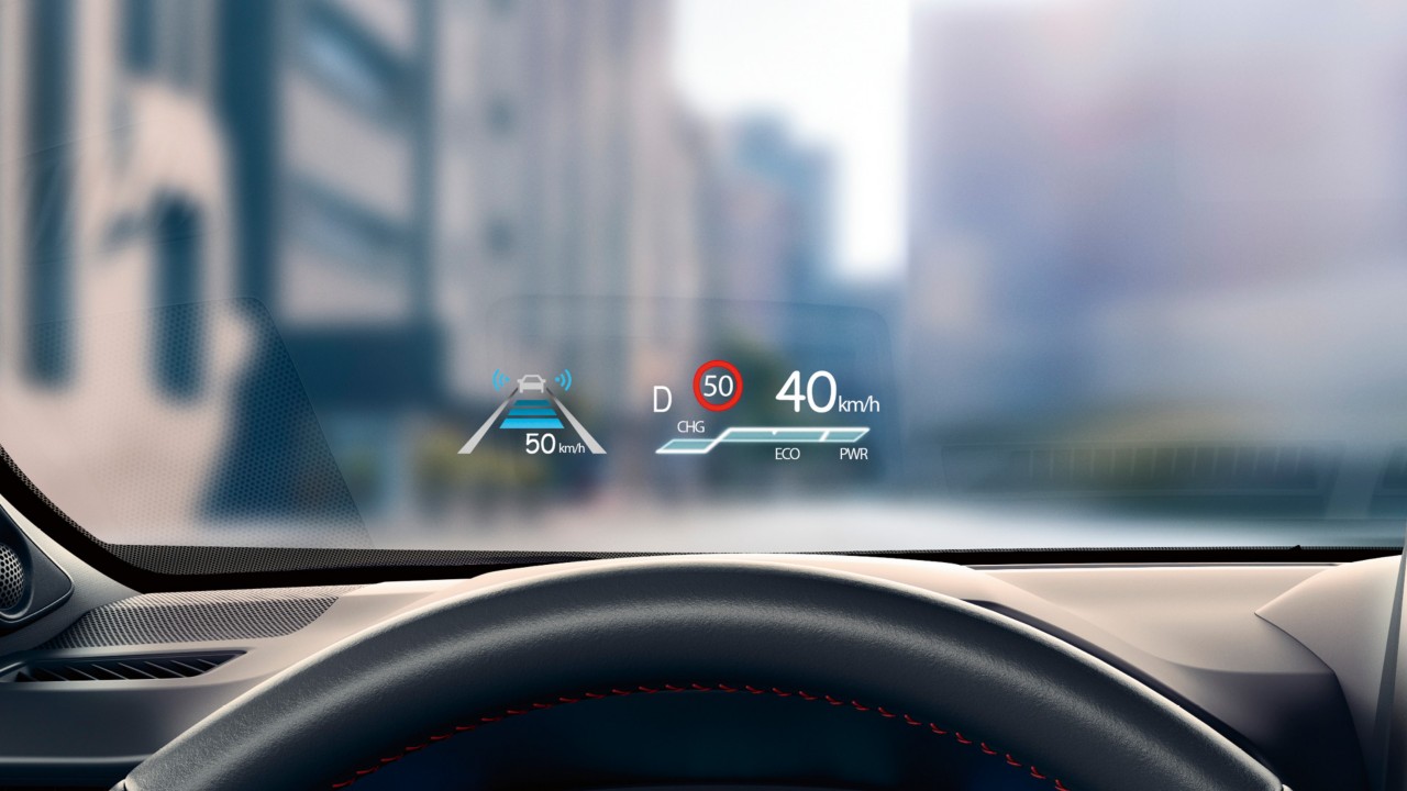 Toyota RAV4 Plugin interieur headup display