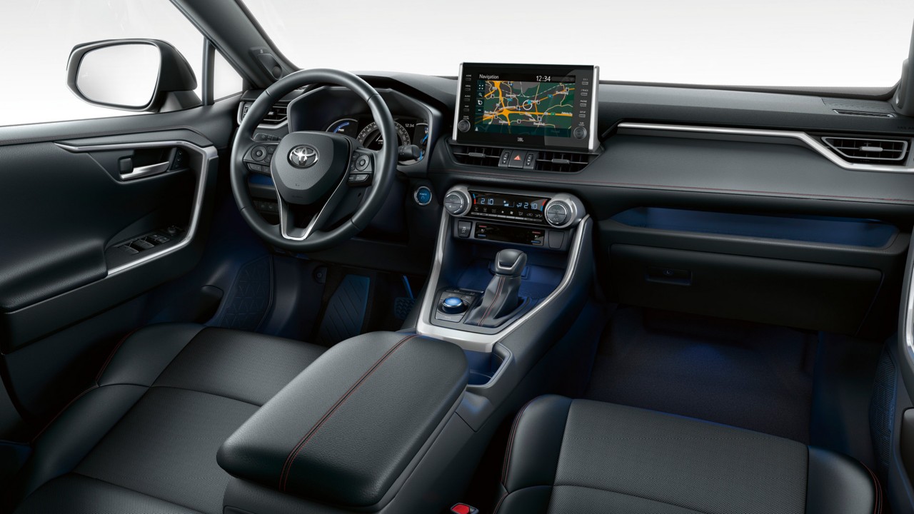 Toyota RAV4 Plugin interieur dashboard moddenconsole multimedia