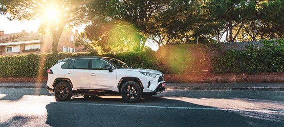 Toyota c-hr, exterieur, linksvoor, bovenaf, oranje
