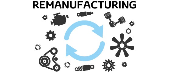 Toyota, reuse, remanufacturing, infographic