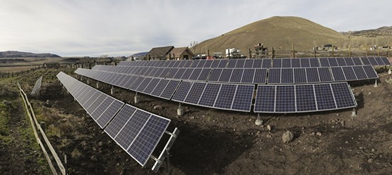 Toyota, zonnepanelen op de Lamar Buffalo Ranch campus in Yellowstone National Park