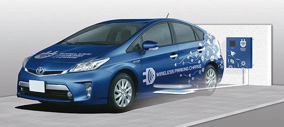 Toyota Prius Plug in Hybrid, draadloos opladen