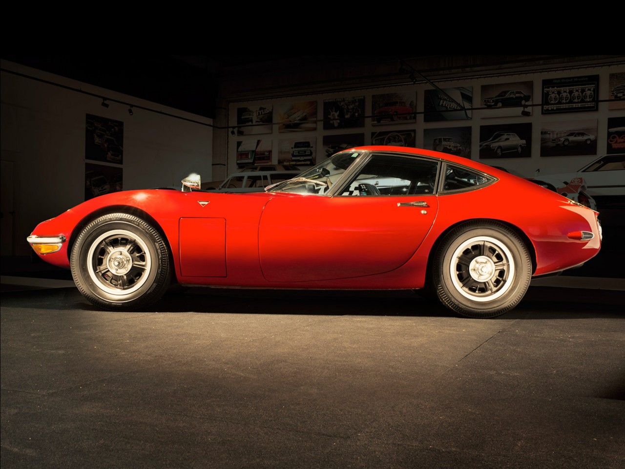 Toyota 2000GT, exterieur, zijkant