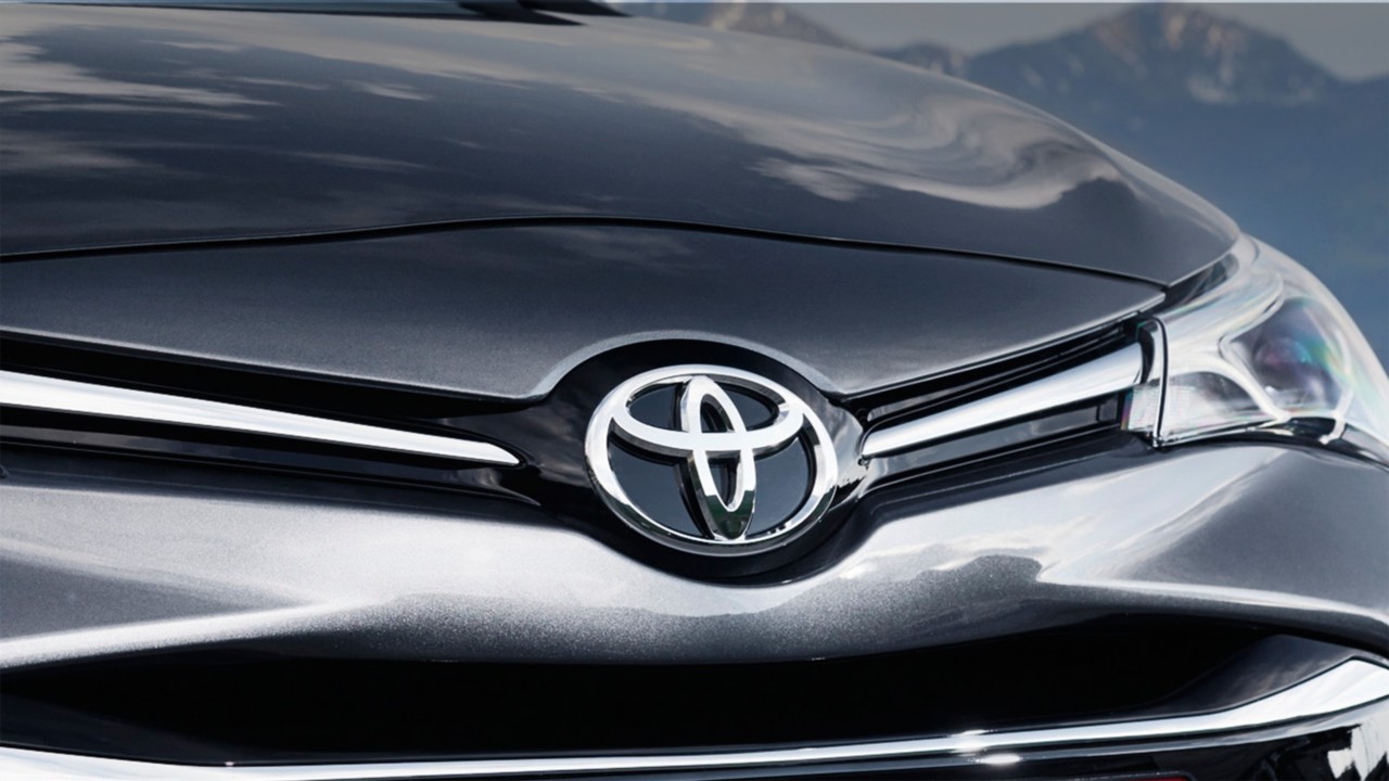 Toyota, exterieur, voorkant, logo, detailbeeld