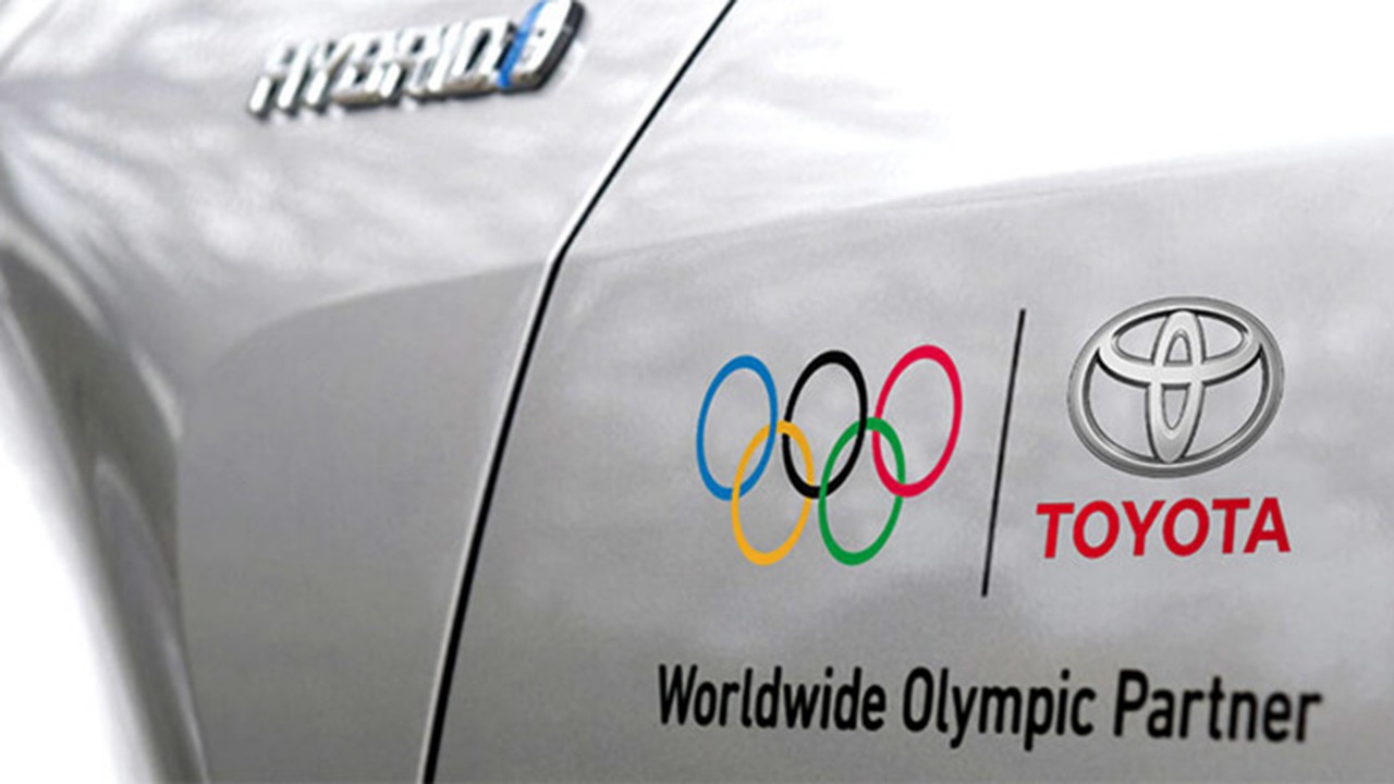 Toyota, partnership, olympische, paralympische, spelen, logo, auto