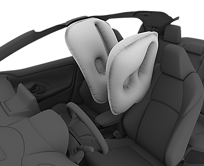 Toyota, Yaris, interieur, airbag