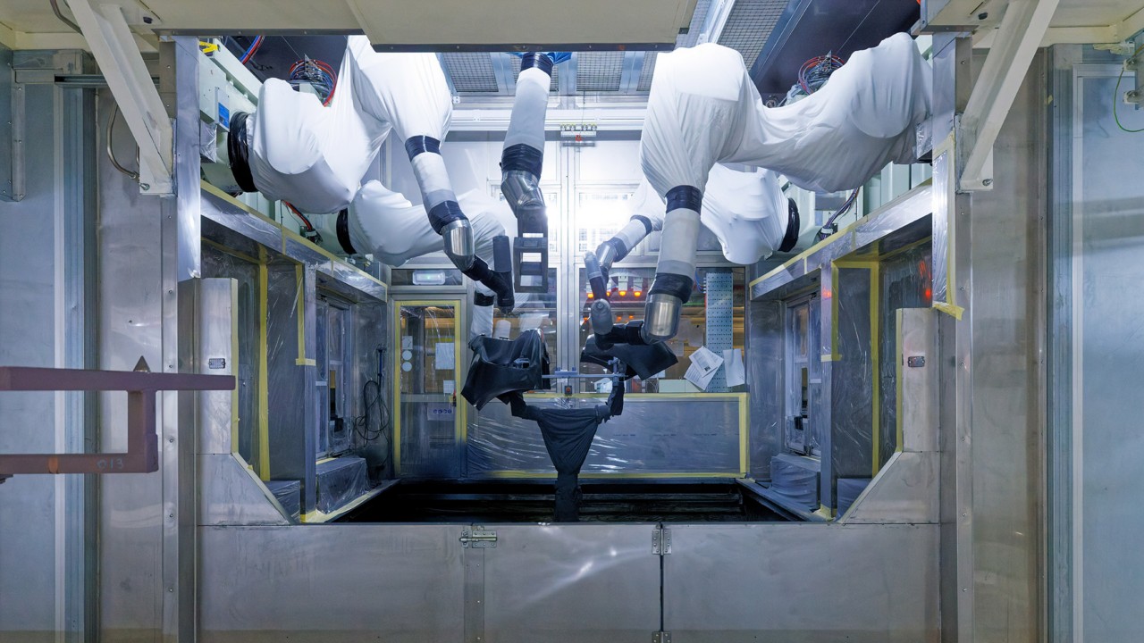 Toyota Motor Manufacturing, productielijn, spuitrobots