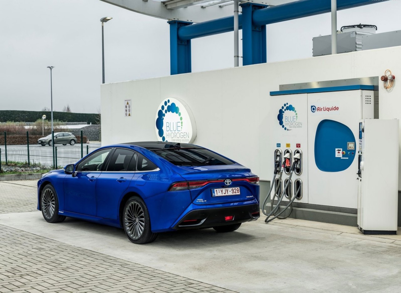 Toyota, Mirai, exterieur, tankstation