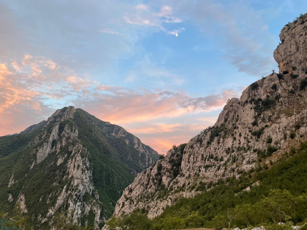 Berglandschap, Albanië