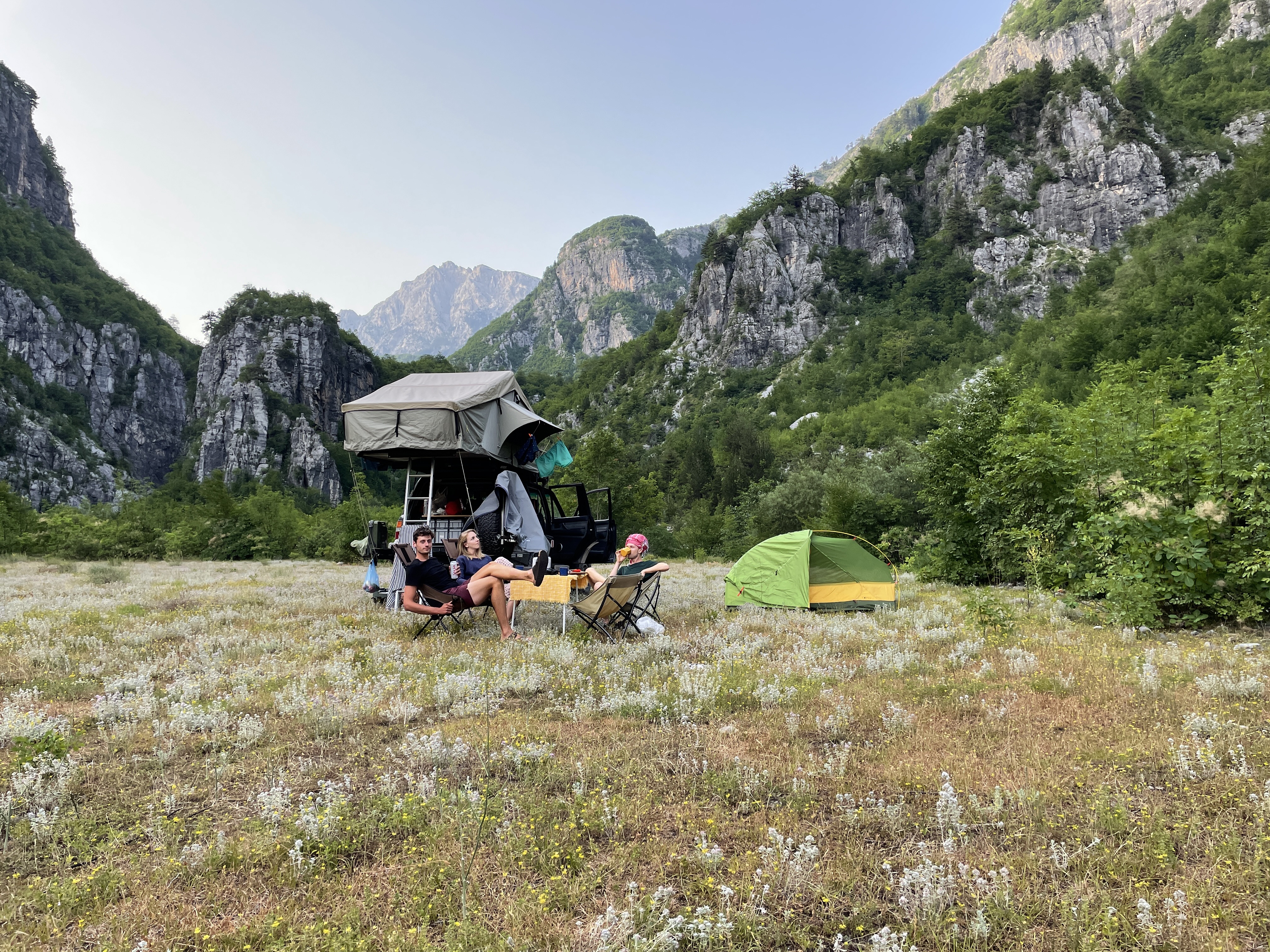 Toyota Land Cruiser, kamperen in Albanië 