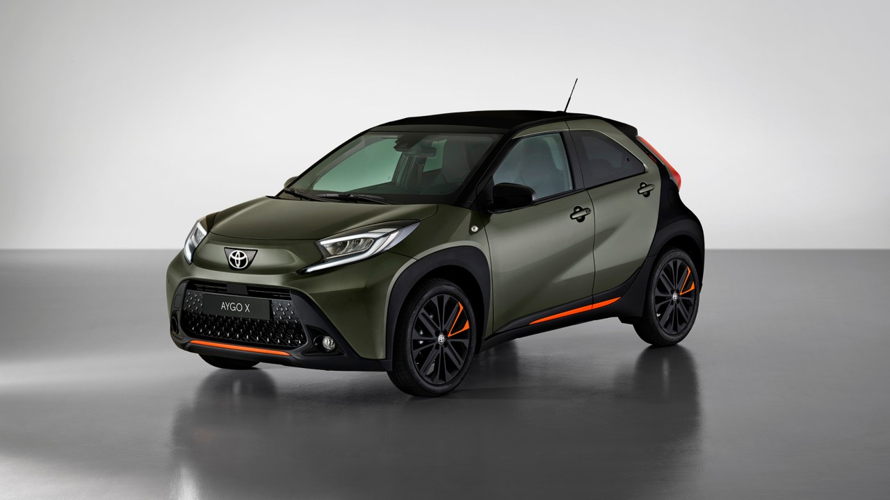 Toyota, Aygo X, exterieur, Cadamon Green, zijaanzicht