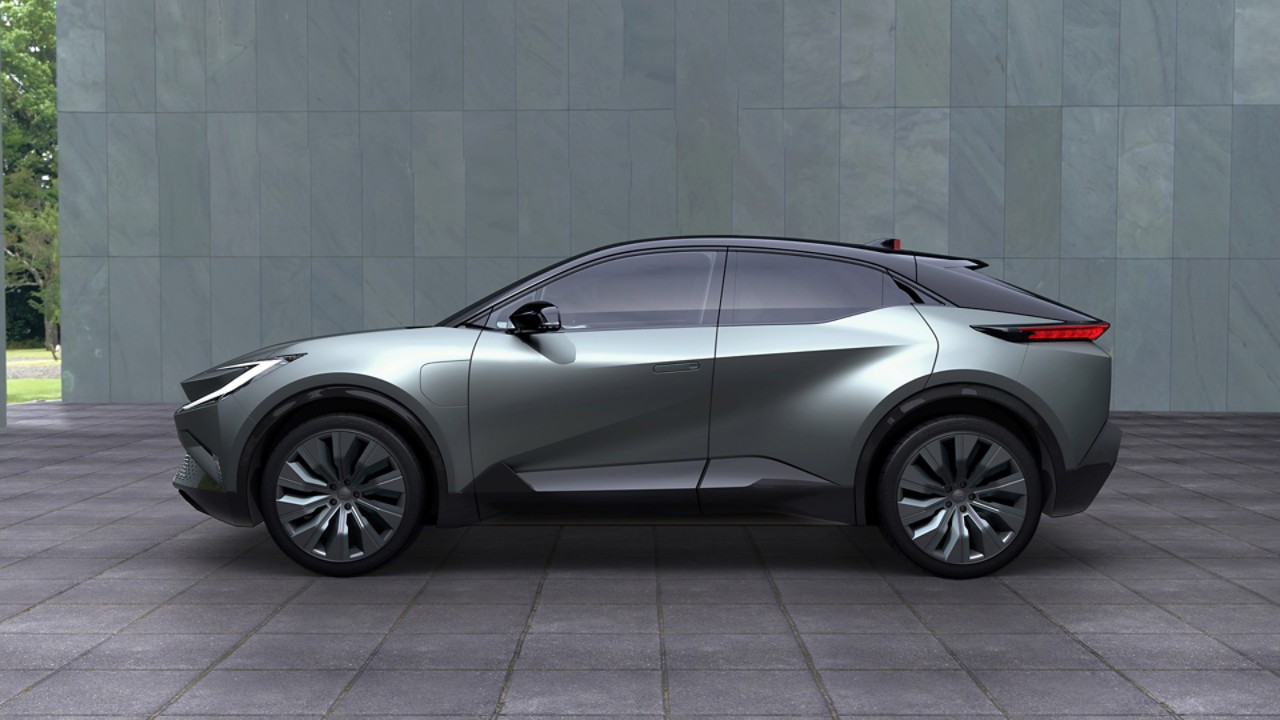 Toyota, exterieur, bZ, Compact, SUV, Concept, zijaanzicht