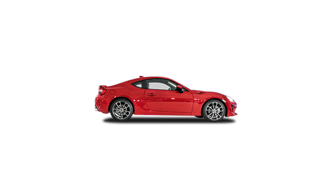 Toyota GT86, exterieur, zijkant, rood