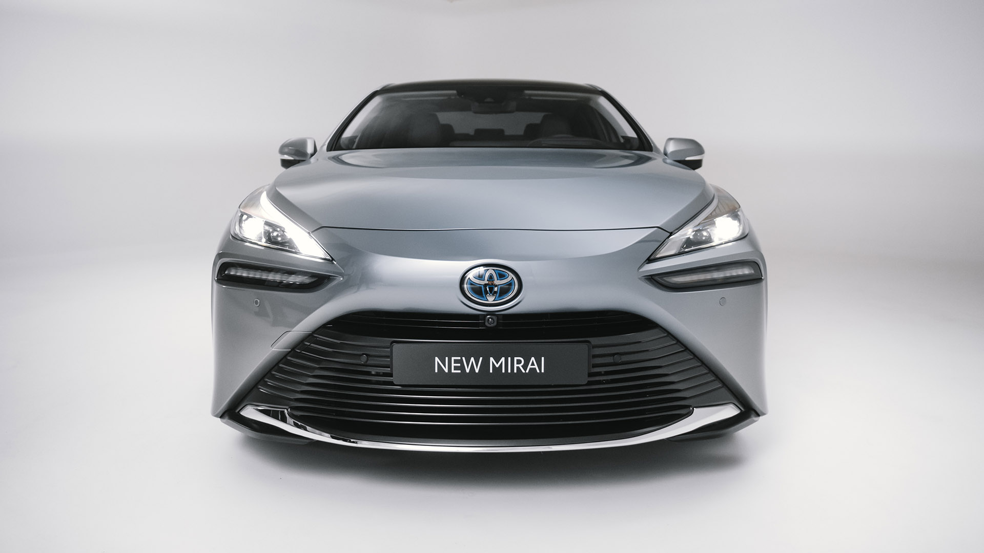 Toyota Mirai, exterieur, voorkant, grijs