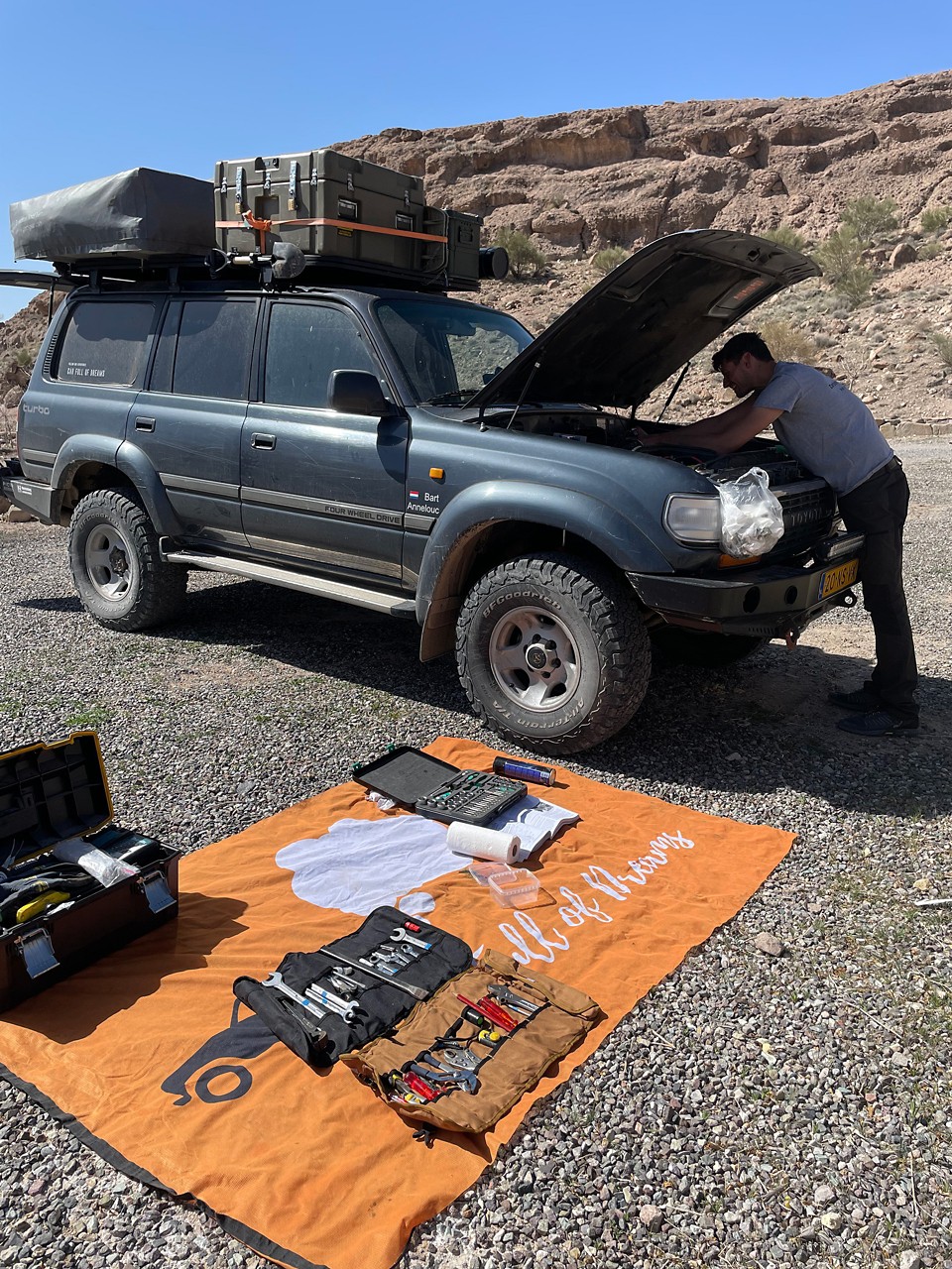 Toyota Land Cruiser, Ted, reparatie, Bart