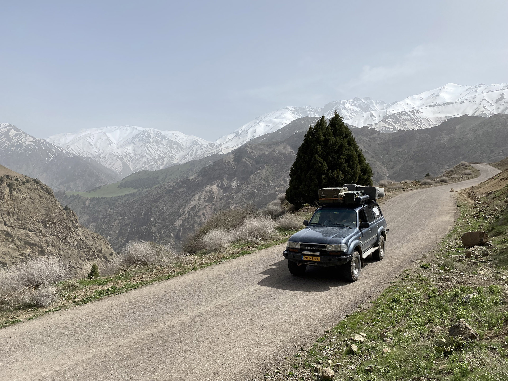 Toyota, Bart en Annelouc, Noord Iran, Toyota Land Cruiser