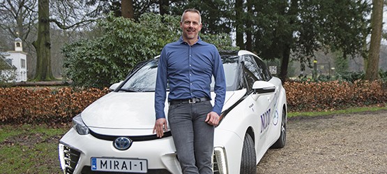 Toyota Mirai, exterieur, voorkant, wit, Martijn Kersing