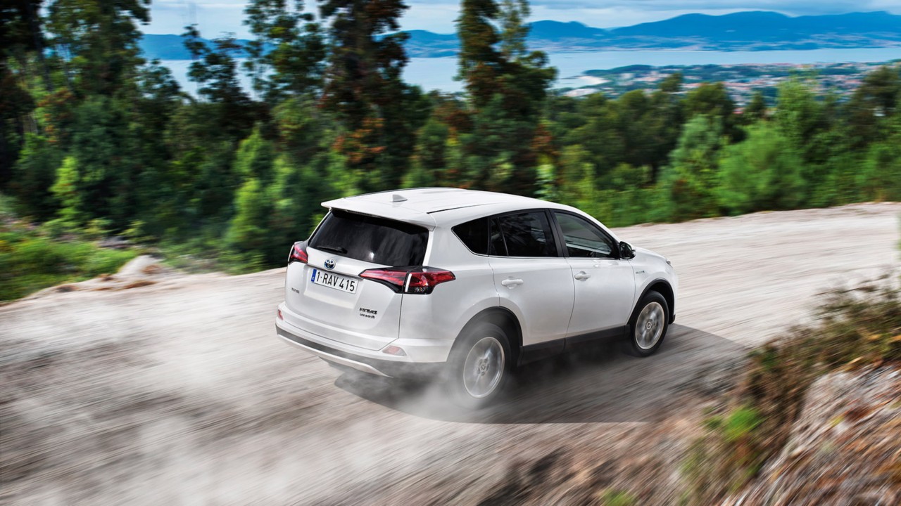 Toyota RAV4, 4th generation, exterieur, rechtsachter, wit