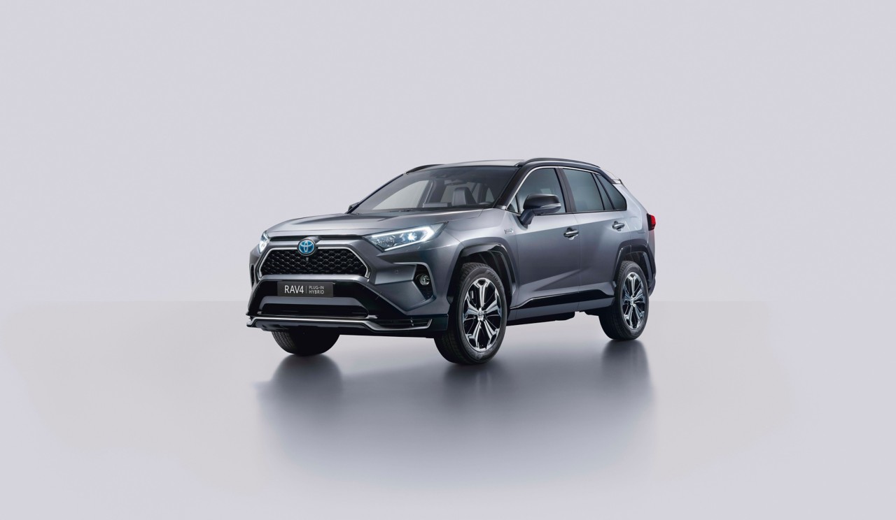 Toyota RAV4 Plug in Hybrid, exterieur, linksvoor, grijs