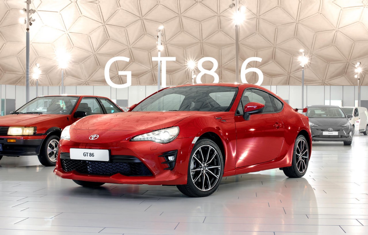 GT86, exterieur, driekwart, rechtsvoor