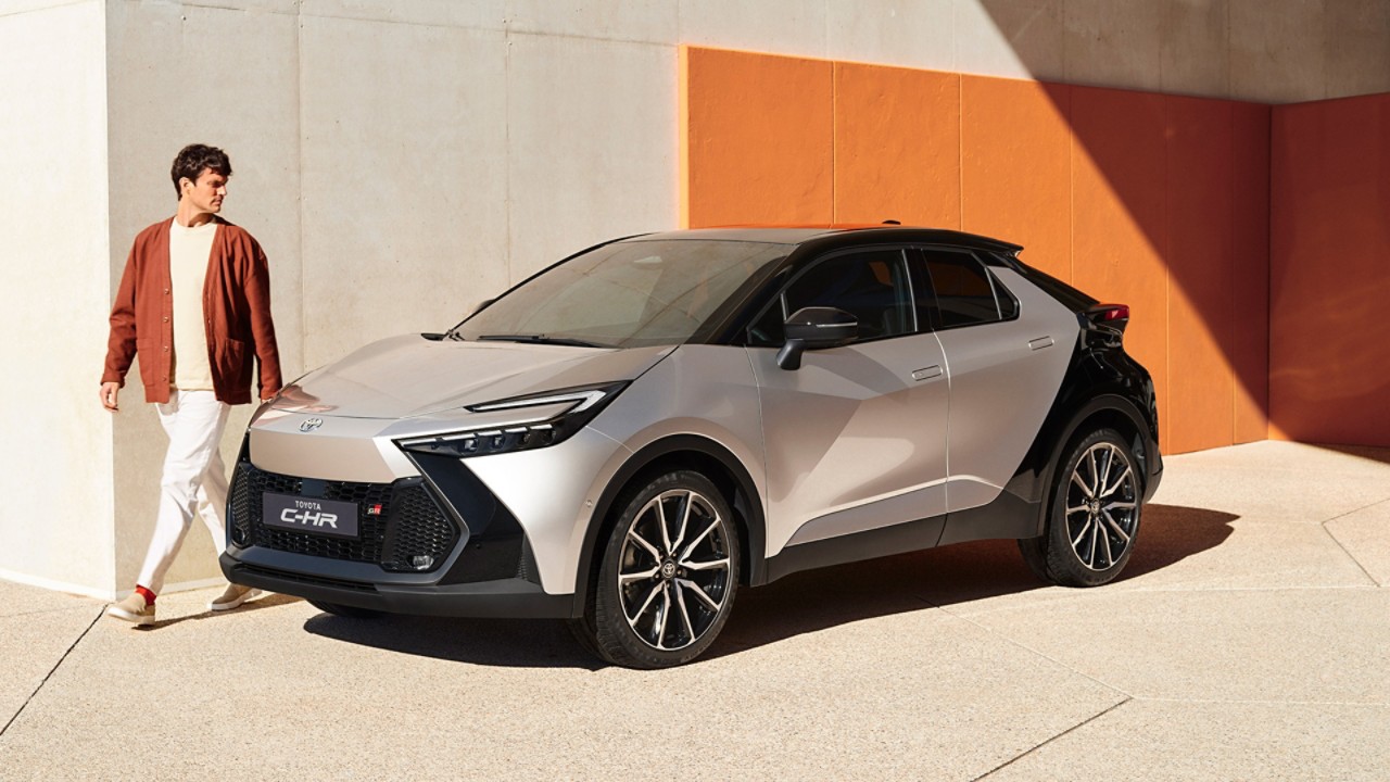 Toyota C-HR, exterieur, driekwart, rechtsvoor