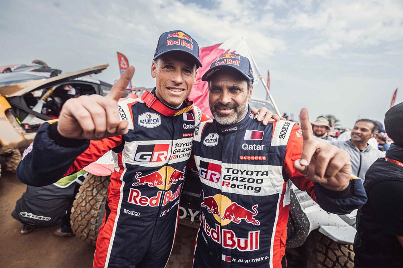 Toyota, GAZOO Racing, DAKAR, overwinning, Nasser Al Attiyah