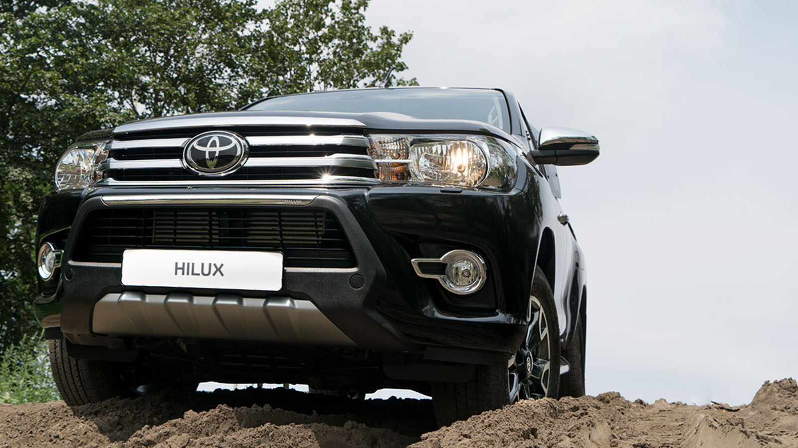 Toyota Hilux, exterieur, voorkant, grille, zwart