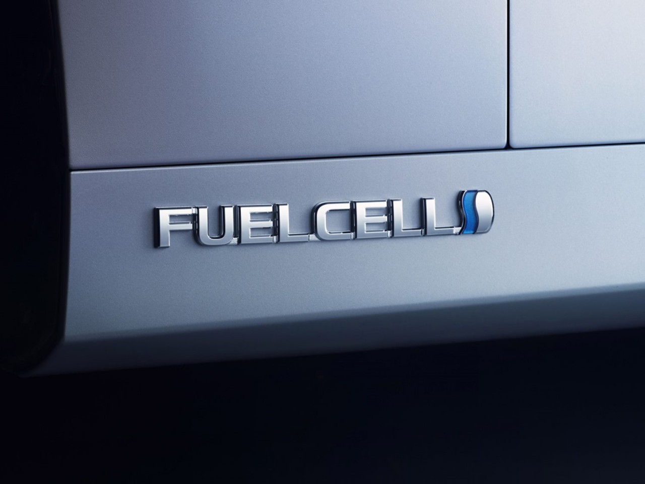 Toyota Mirai, exterieur, grijs, Fuel Cell, embleem