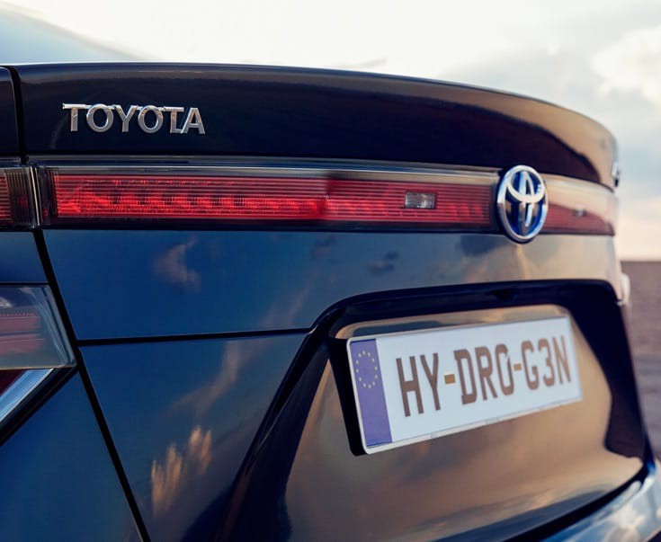 Toyota Mirai, exterieur, achterkant, achterlichten