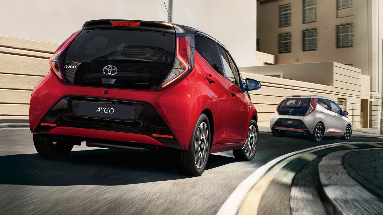 Toyota Aygo, exterieur, achterkant, modellen