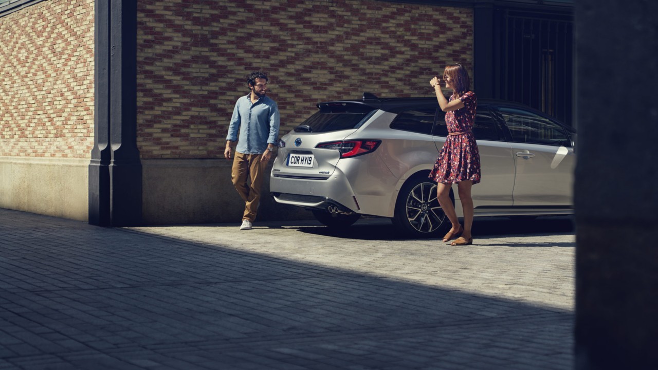 Toyota, Corolla, exterieur, schuin, achter