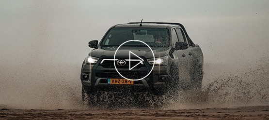 Toyota Hilux, exterieur, voorkant, grijs, thuistour, video thumb