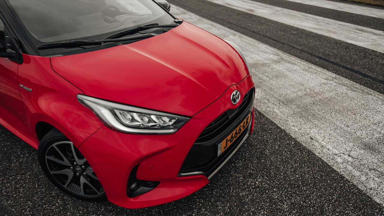 Toyota, Yaris, exterieur, schuinvoor, driekwart, links