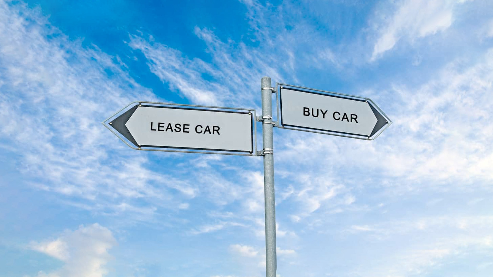 Toyota, lease car, buy car, wegwijzer